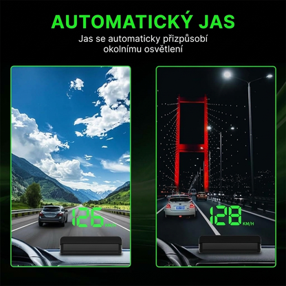 Dravea™ – GPS head-up displej do auta s velkým displejem